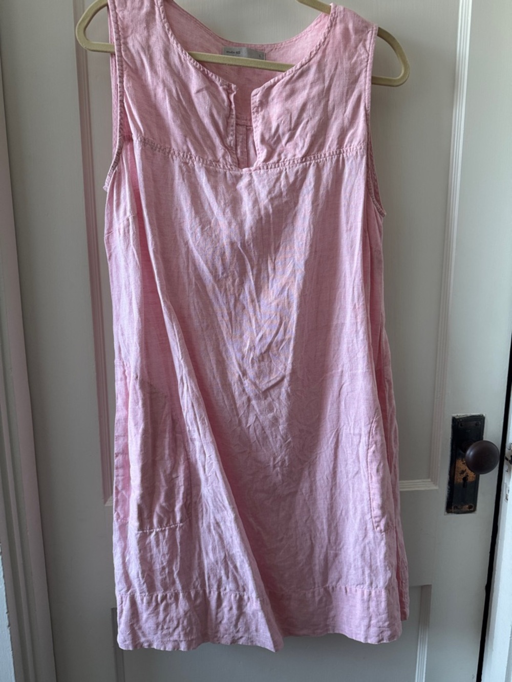 Studio Pink Sleeveless Midi Dress